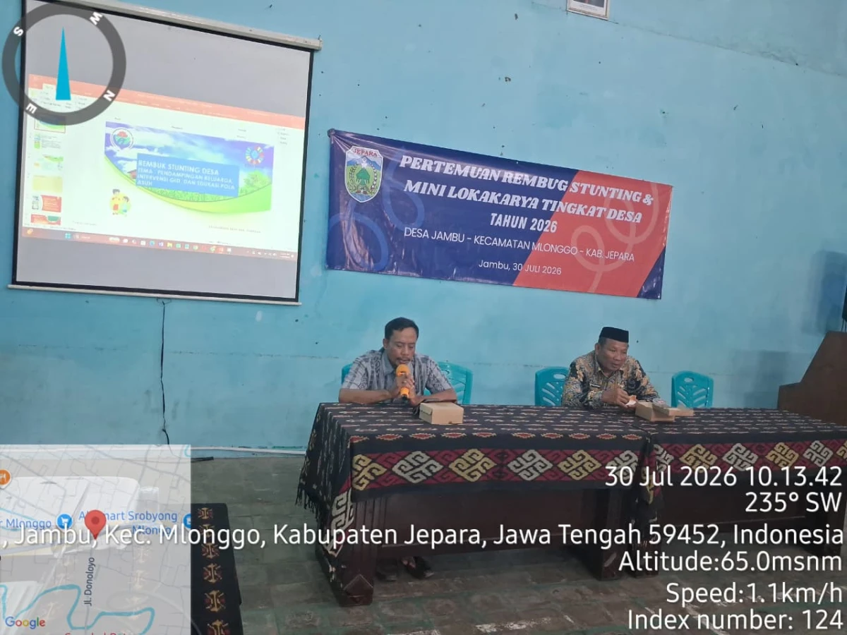 Pertemuan Rembug Stunting dan Mini lokakarya Tingkat Desa