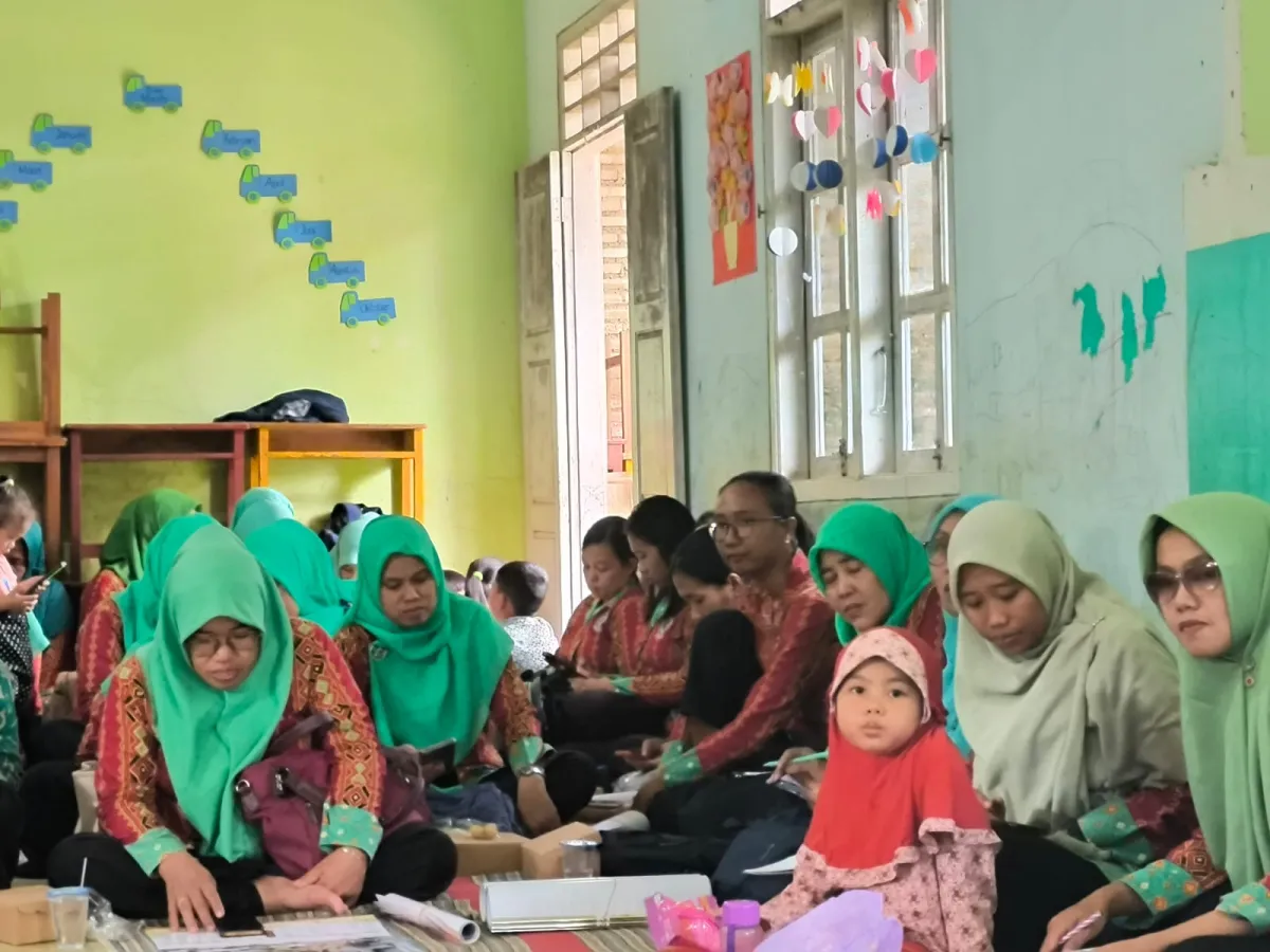 Kunjungan Bunda Literasi Ke TA TK 01 Sinanggul