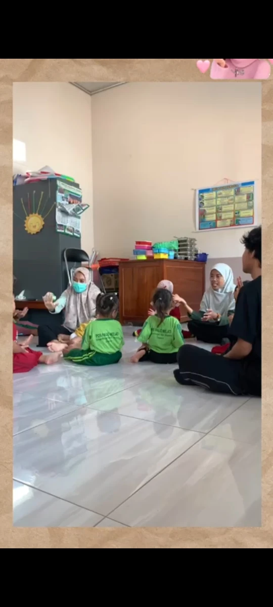 Kegiatan murid PP Melati sengonbugel Olahraga di hari Jum'at tgl 31 juli 