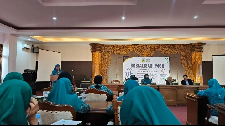 Cegah Narkoba,POKJA 1 TP PKK Desa Pelemkerep mengikuti Sosialisasi P4GN di kabupaten Jepara 