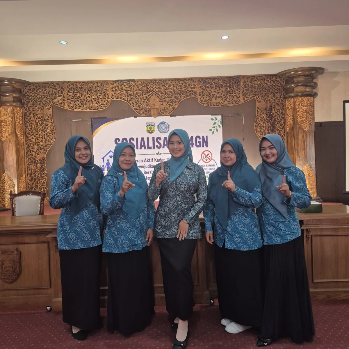 Pokja 1 kecamatan Tahunan mengikuti kegiatan Sosialisasi P4GN