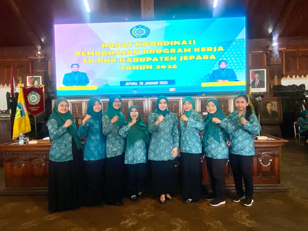 Rakor Pembahasan Program Kerja TP PKK Kabupaten Jepara Tahun 2026