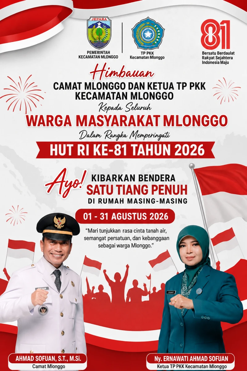 Merah Putih Berkibar, Semangat Kemerdekaan Menggema di Setiap Rumah