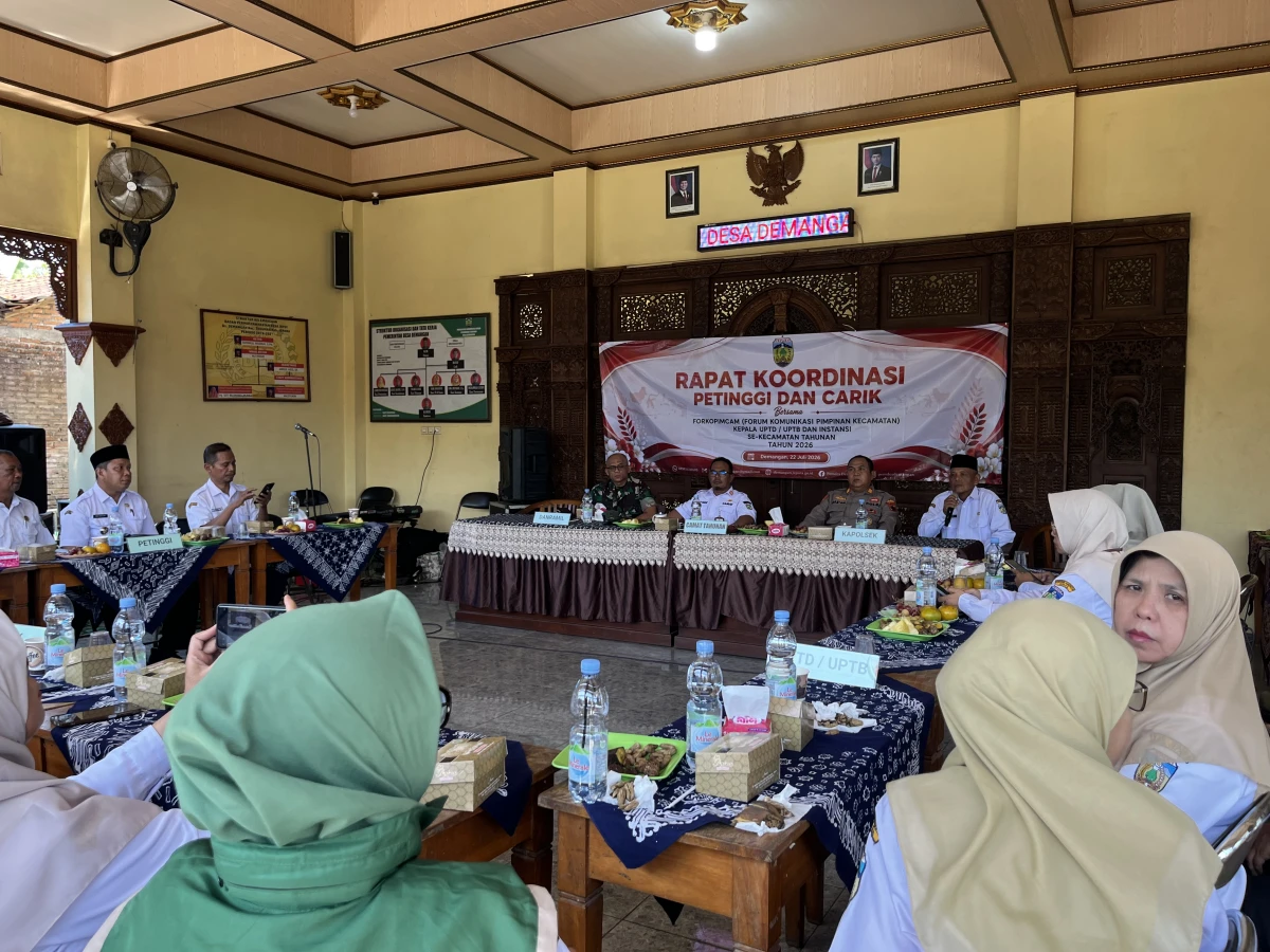 TP PKK Kecamatan Tahunan mengikuti kegiatan Rakor Forkopincam