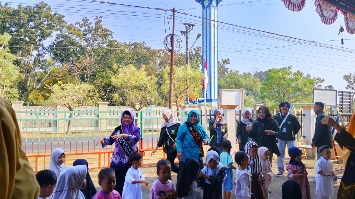 Kunjungan dan parenting ke pos paud Kartini 