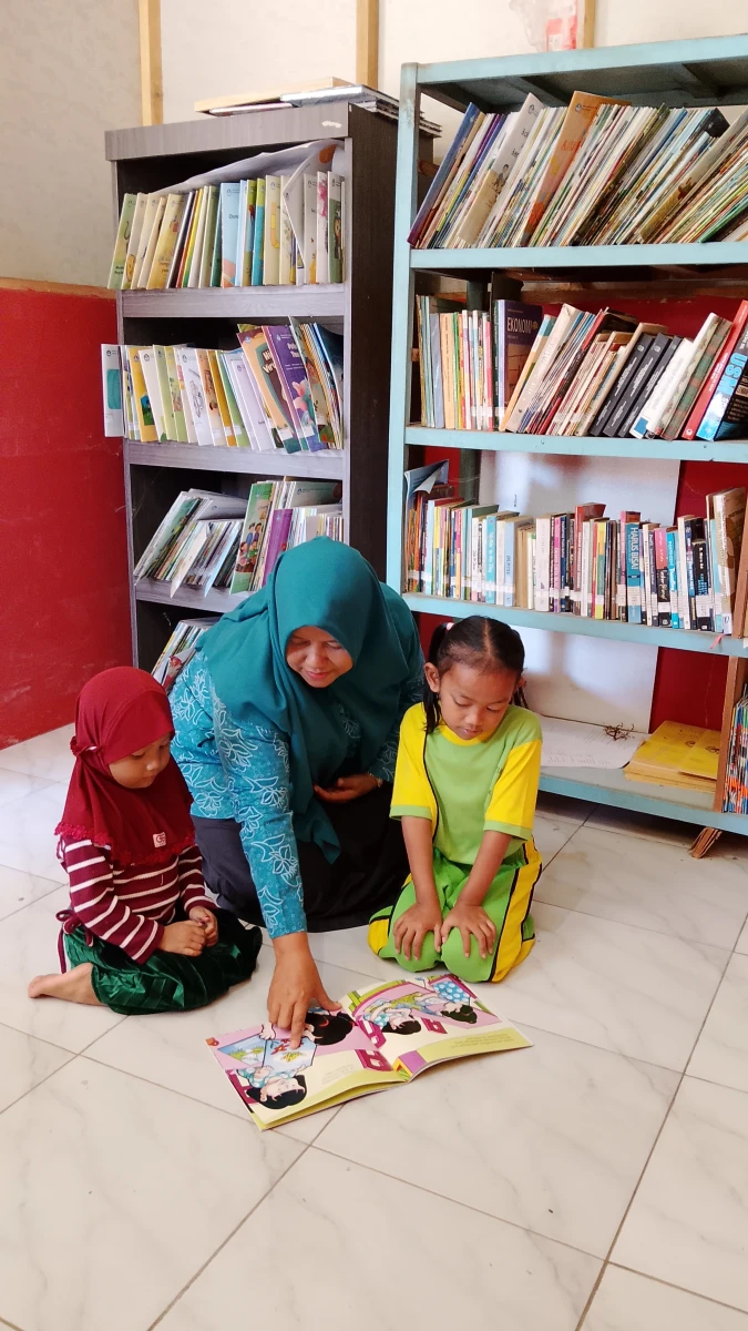 Ajak anak ke perpusdes 