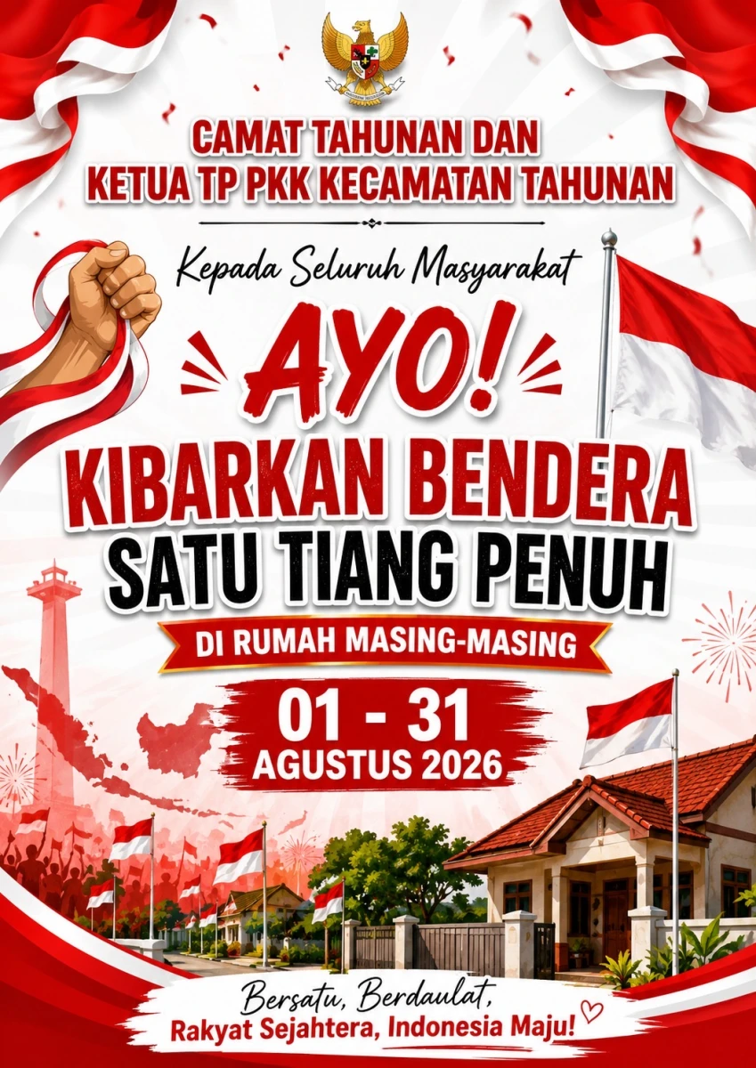 Ayo Kibarkan Bendera Merah Putih 