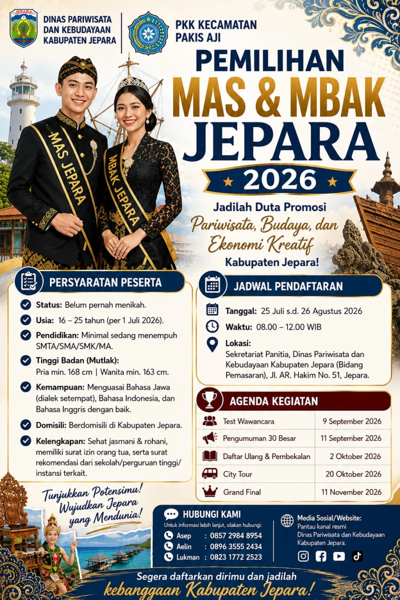 Pemilihan Mas & Mbak Jepara 2026