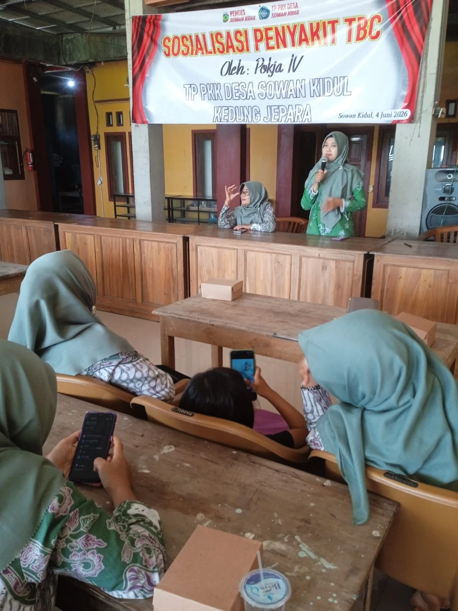 Sosialisasi penyakit TBC oleh Pokja 4.