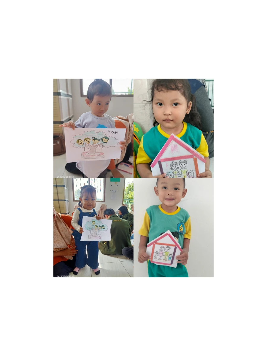 Kegiatan pos PAUD Anggrek Indah Desa Rau