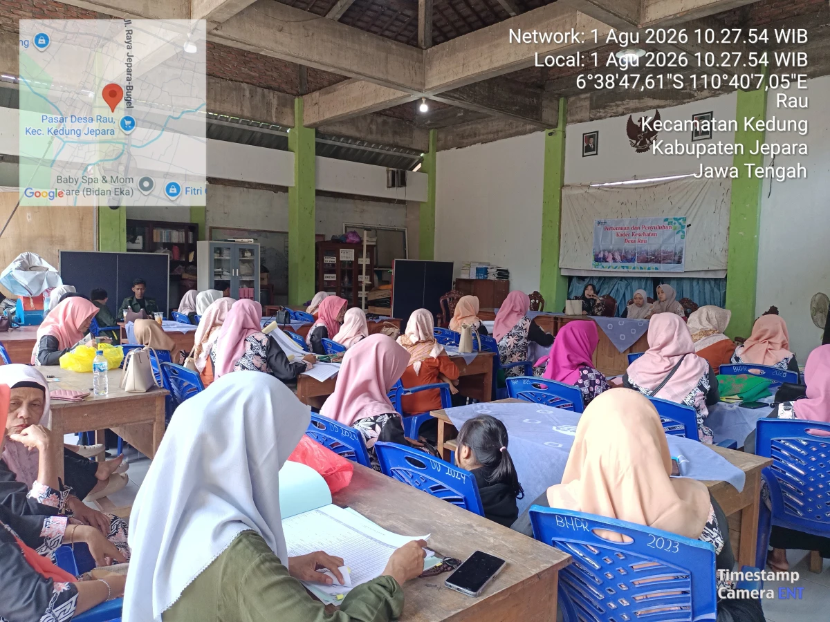 Pertemuan dan Penyuluhan Kader Kesehatan Rau