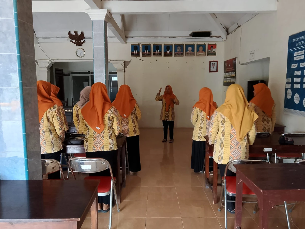 Pertemuan TP PKK Desa Somosari