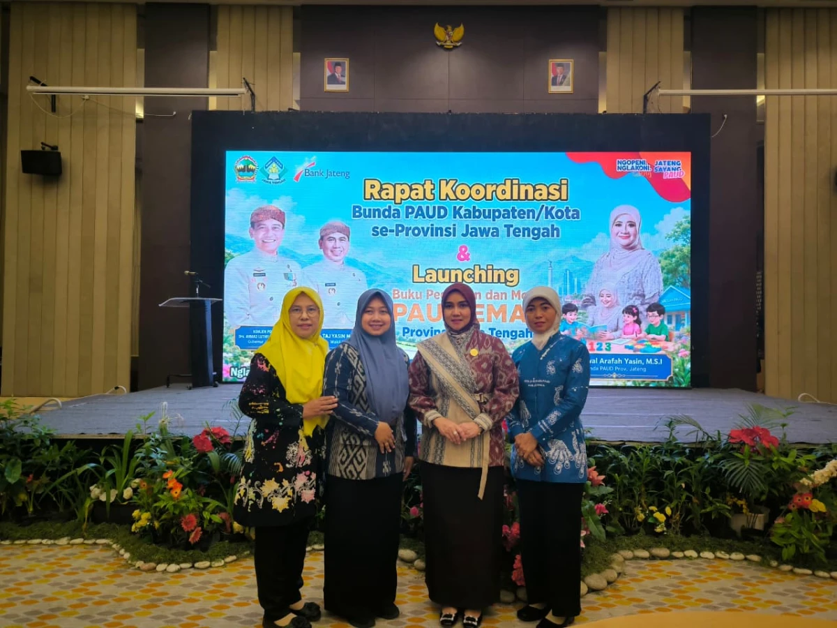 Bunda PAUD Desa Tegalsambi Hadiri Rapat Koordinasi Bunda PAUD se-Provinsi Jawa Tengah