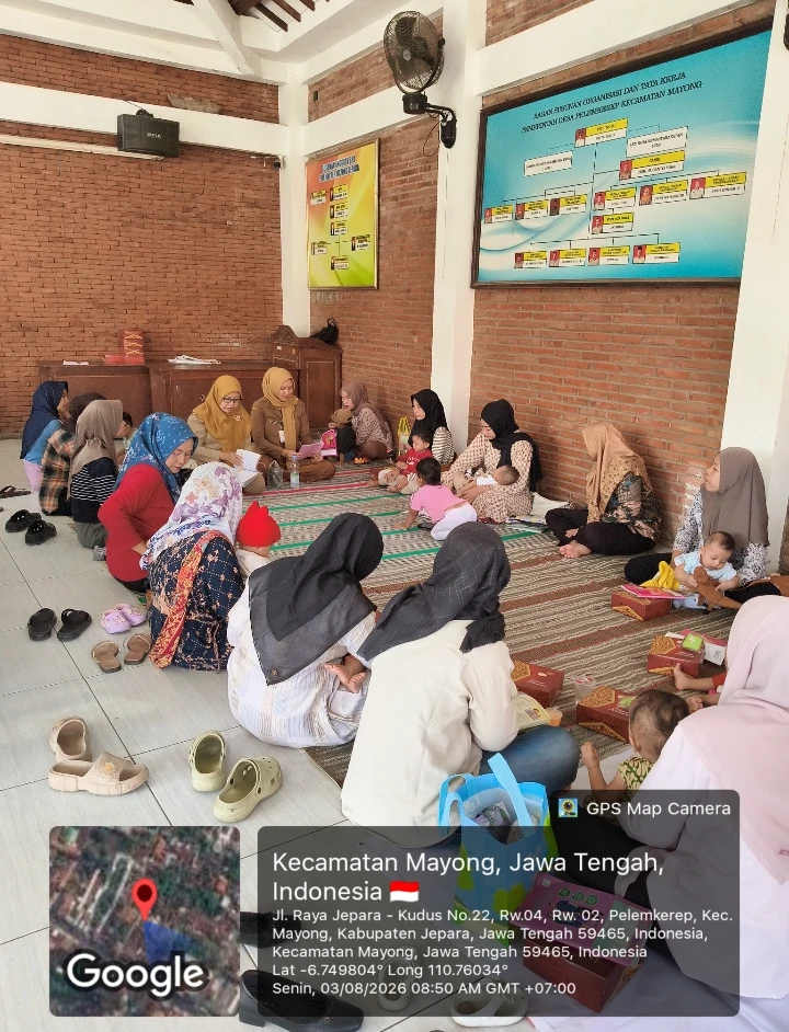 Kelas ibu balita, Pemberian ASI/MPASI dan Makanan Gizi Seimbang Anak. 