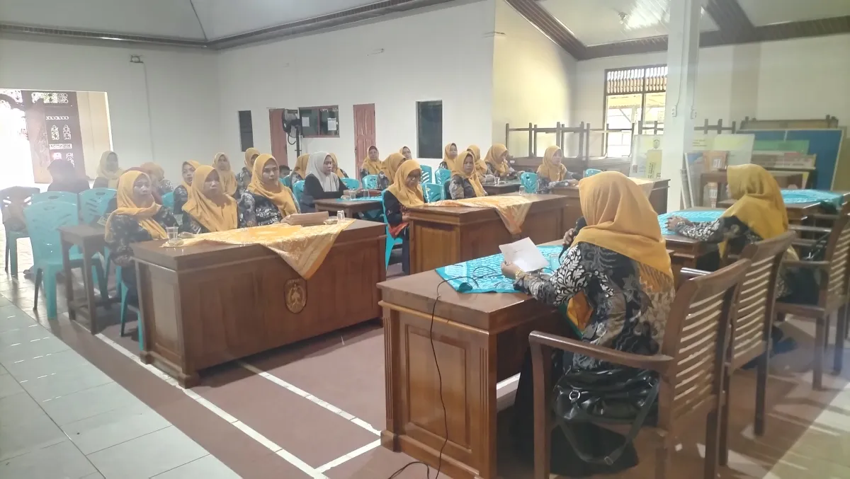 Pertemuan rutin PKK Desa 