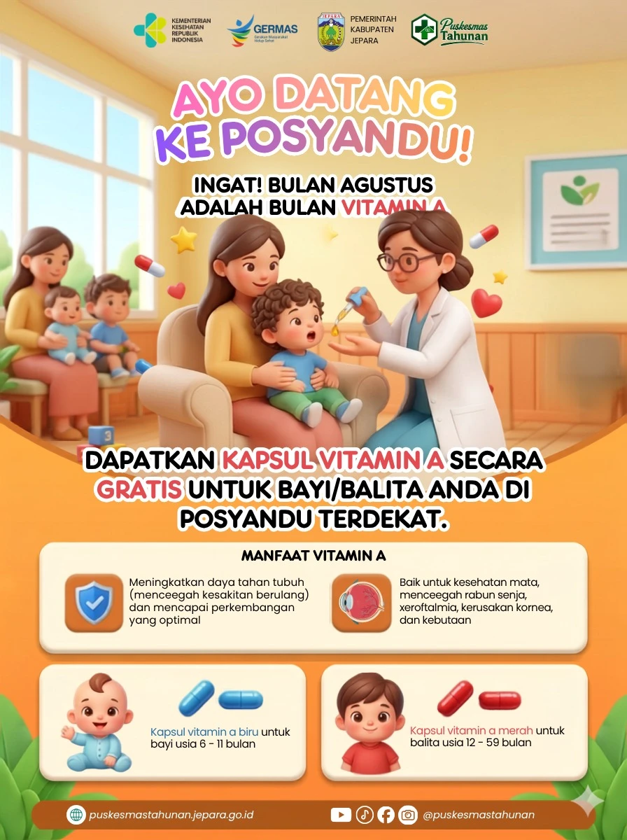 Gerakan Ayo ke Posyandu: Pemberian Vitamin A Gratis untuk Bayi dan Balita