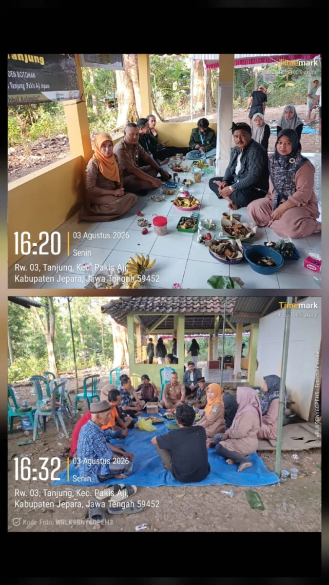 KEGIATAN MAGANAN DAN SEDEKAH BUMI DESA TANJUNG