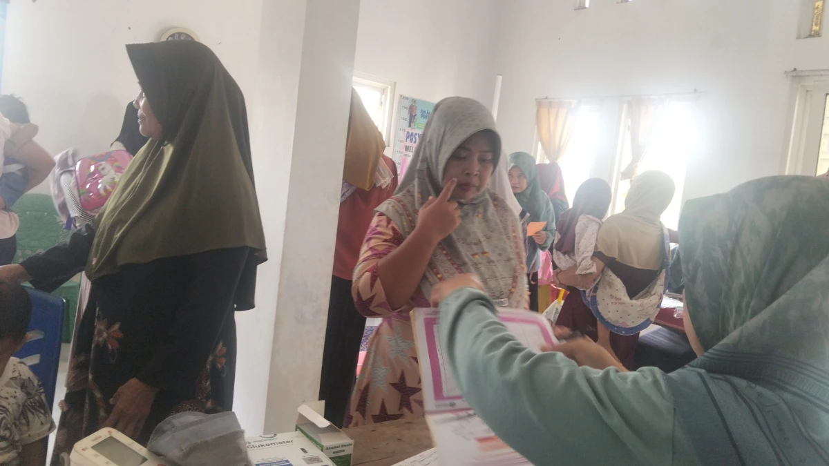 Posyandu ilp melati putih di desa tunggulpandean