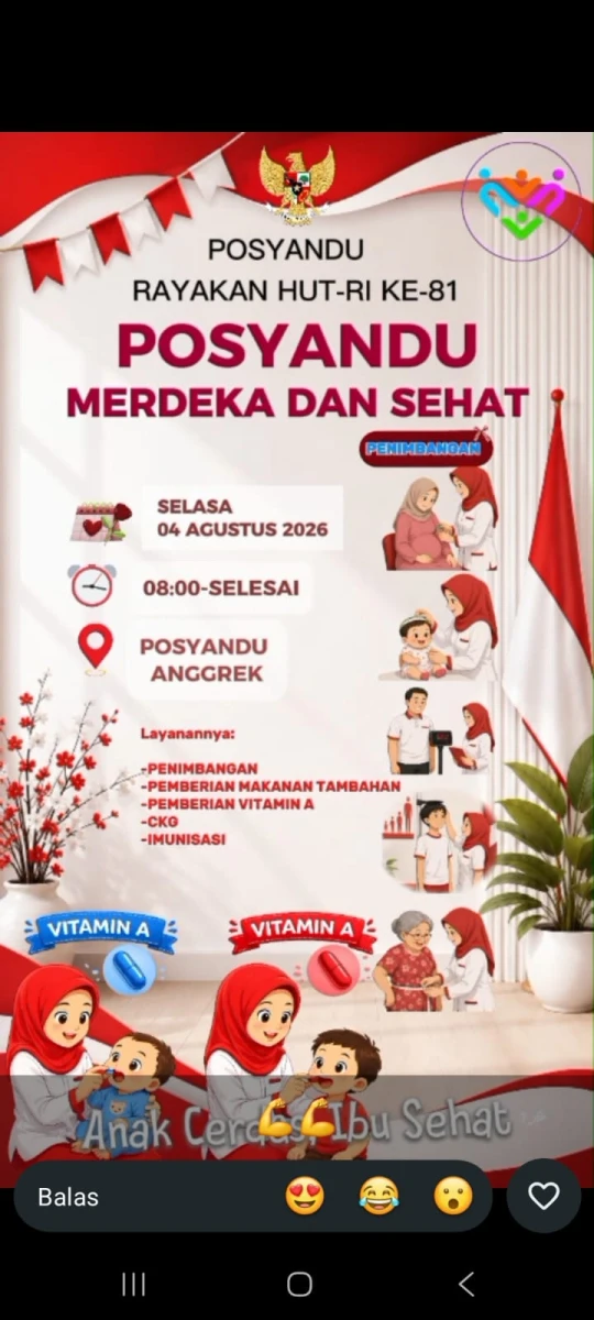 PELAKSANAAN POSYANDU RW 03 POSY ANGGREK 