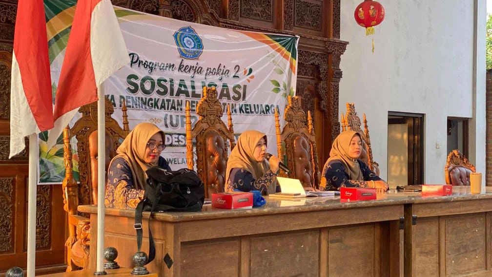SOSIALISASI UP2K TP.PKK DESA WELAHAN KEGIATAN PROGRAM KERJA POKJA 2