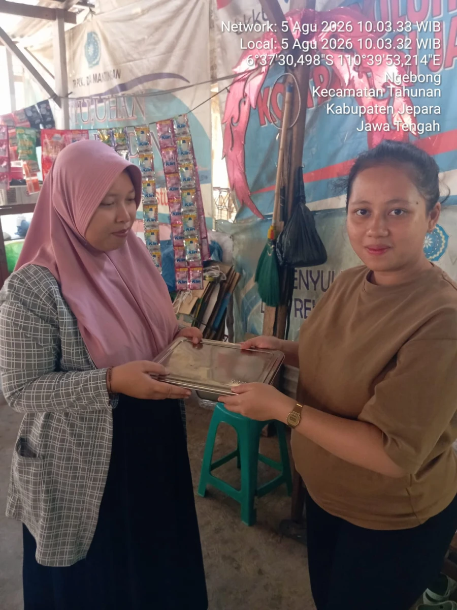 PEMBAGIAN MBG DI POSYANDU MELATI 3