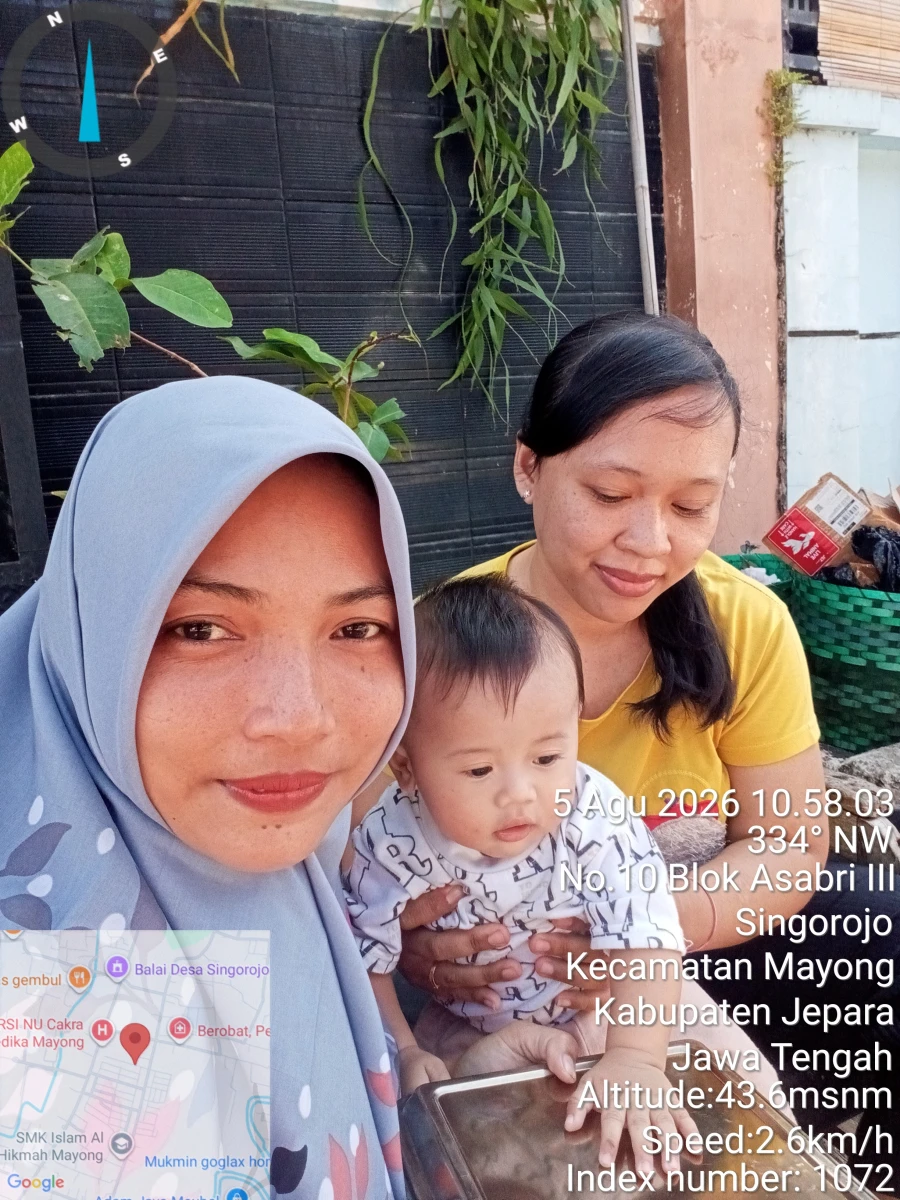 Pendistribusian MBG 3B Balita Posyandu Anggrek 1 RT 09 RW 03
