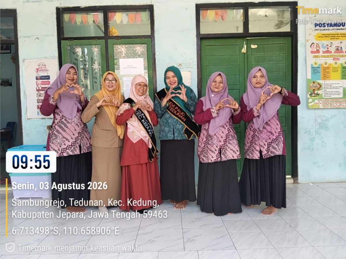 Kunjungan bunda PAUD ke POS PAUD Sakinah Tedunan