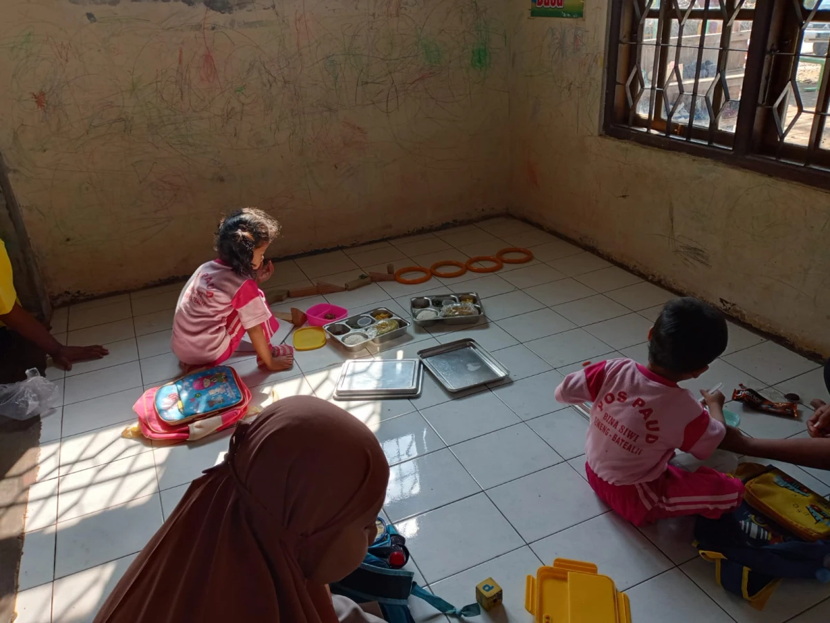 Pembelajarajan pos PAUD bina siwi ds. Geneng