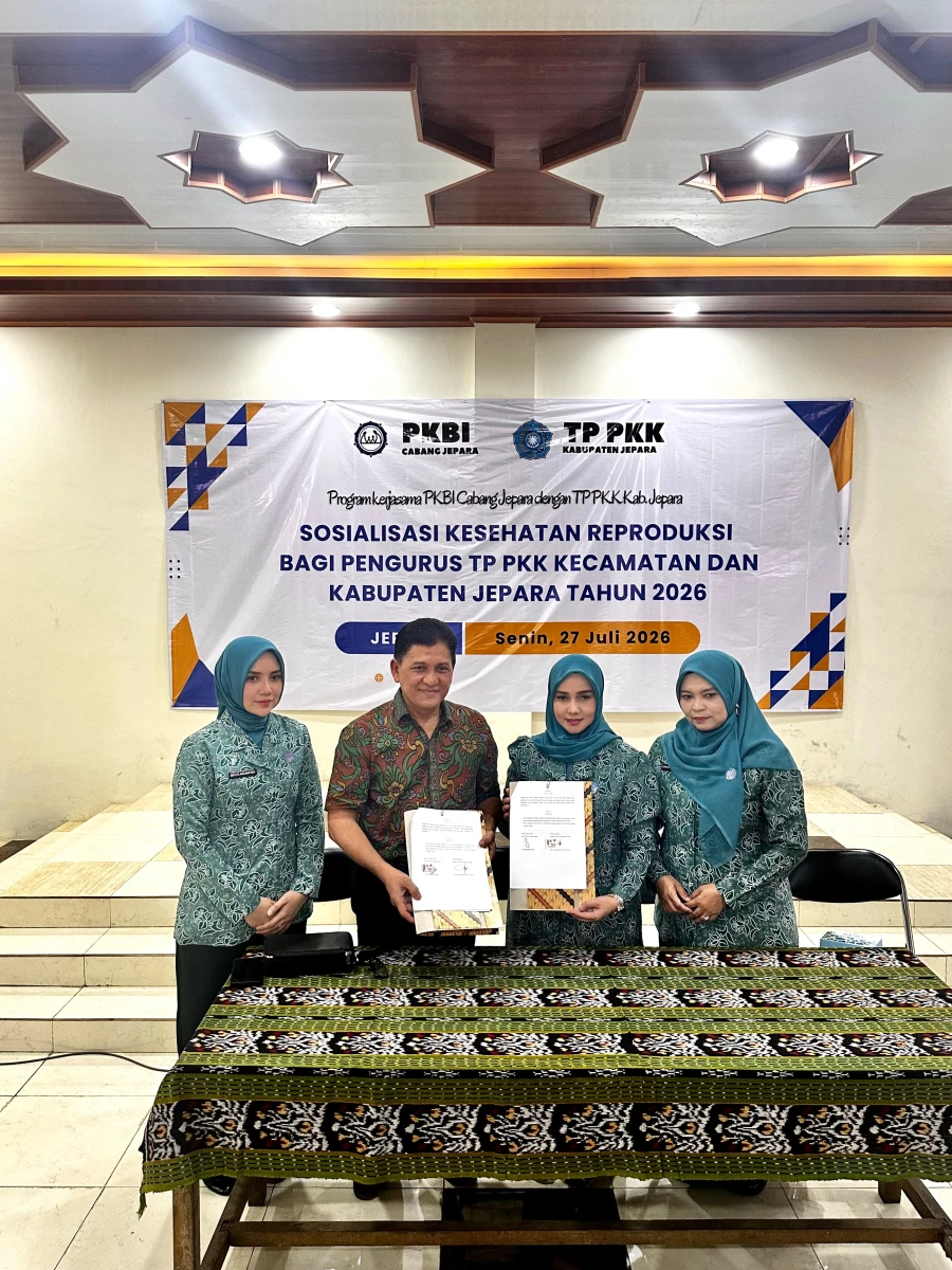 Penandatanganan MOU antara PKK Kabupaten Jepara dan PKBI Kabupaten Jepara