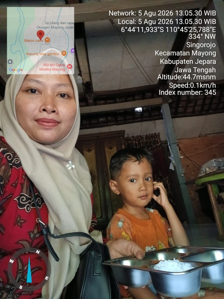 Pendistribusian MBG 3B (balita) posyandu cempaka desa singorojo