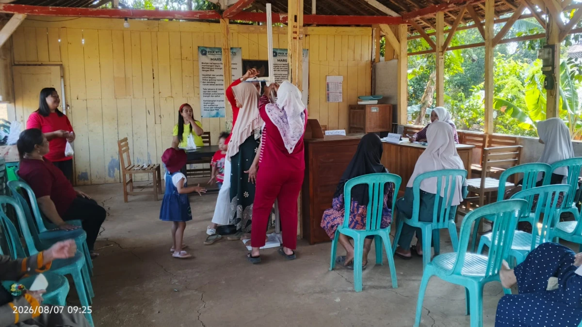 Posyandu Harapan 2 RW 04 Desa Karanggondang Berikan Pelayanan Terpadu bagi Ibu Hamil, Balita, dan Lansia