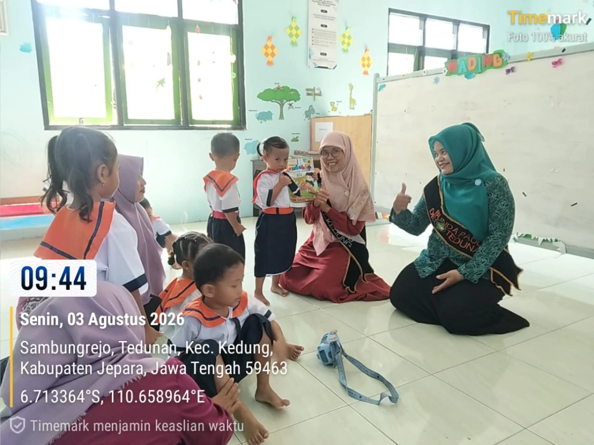 Kunjungan bunda Literasi ke PAUD
