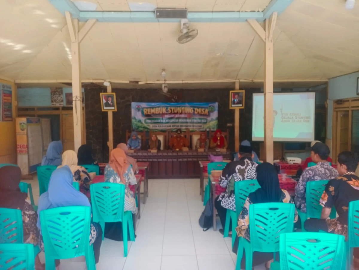 Rembuk stunting dalam rangka pencegahan dan percepatan penurunan stunting desa 