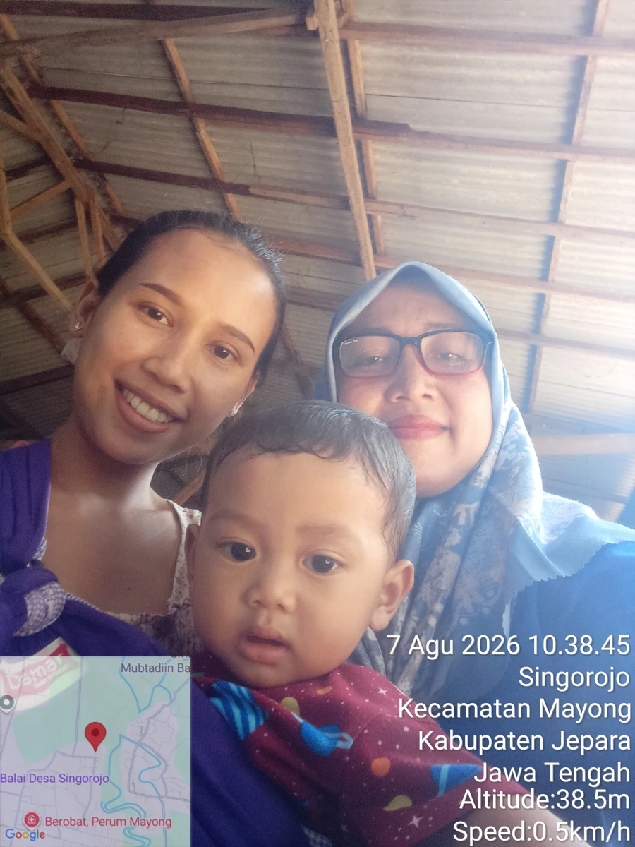 Pendistribusian MBG kepada 3 Ibu Menyusui di Posyandu Mawar Merah RT 05/RW 02 dalam Upaya Pencegahan Stunting