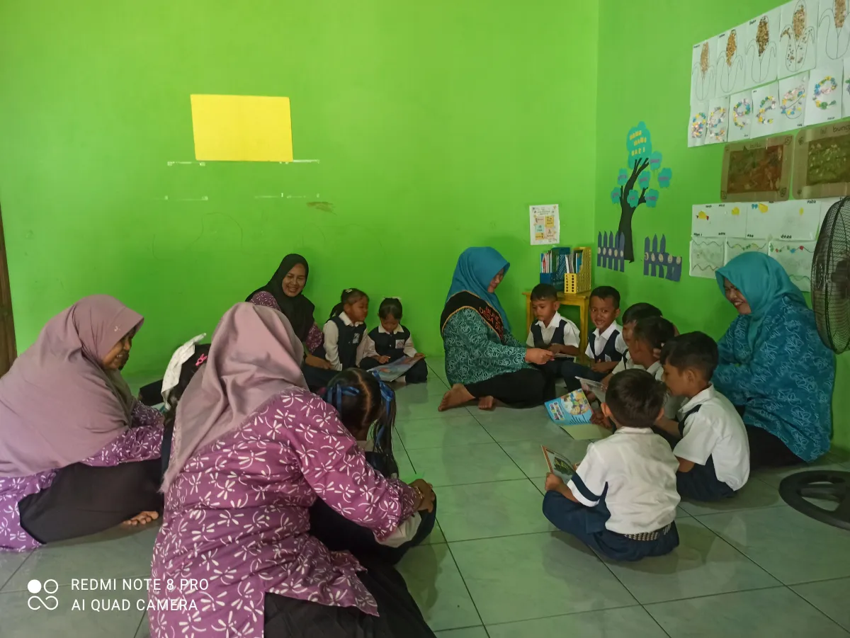 PENDAMPINGAN  BUNDA LITERASi DI PAUD CERDAS CERIA