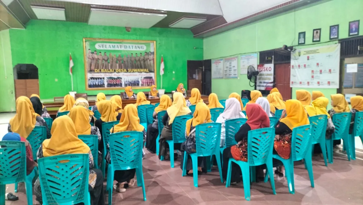 Pertemuan rutin PKK Desa