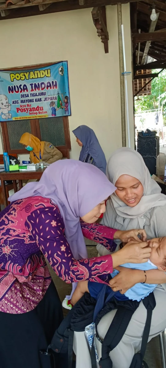 POSYANDU BALITA NUSA INDAH DESA TIGAJURU BULAN AGUSTUS
