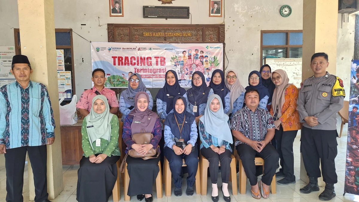 Tp .PKK desa pancur bersama puskesmas Mayong mengadakan sosialisasi tracing TB terintegrasi 2026 