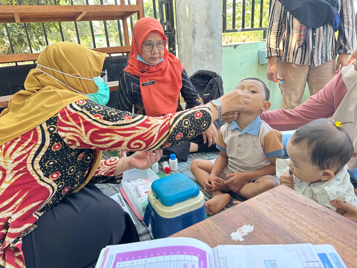 Kegiatan posyandu dan pemberian vitamin A pancur randu bango 2026 