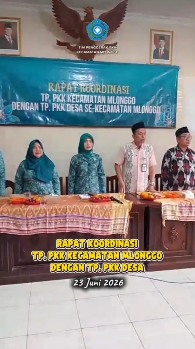 Rakor PKK Kecamatan Mlonggo