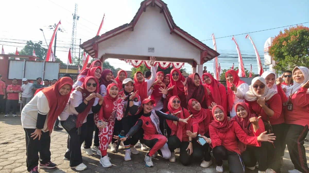 Pencanangan hut yg ke 81 dikecamatan kedung