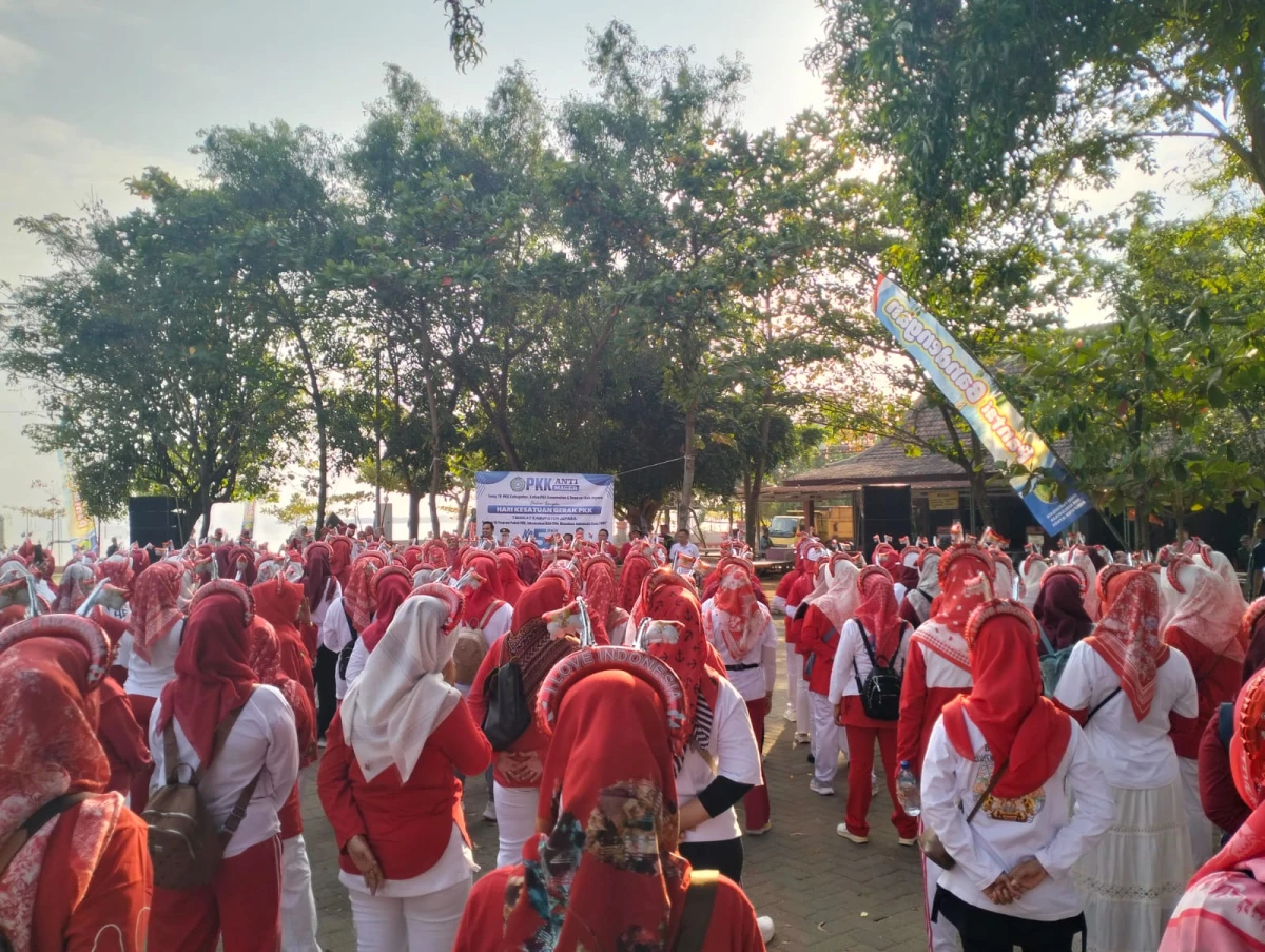 Senam dalam rangka HKG PKK JEPARA
