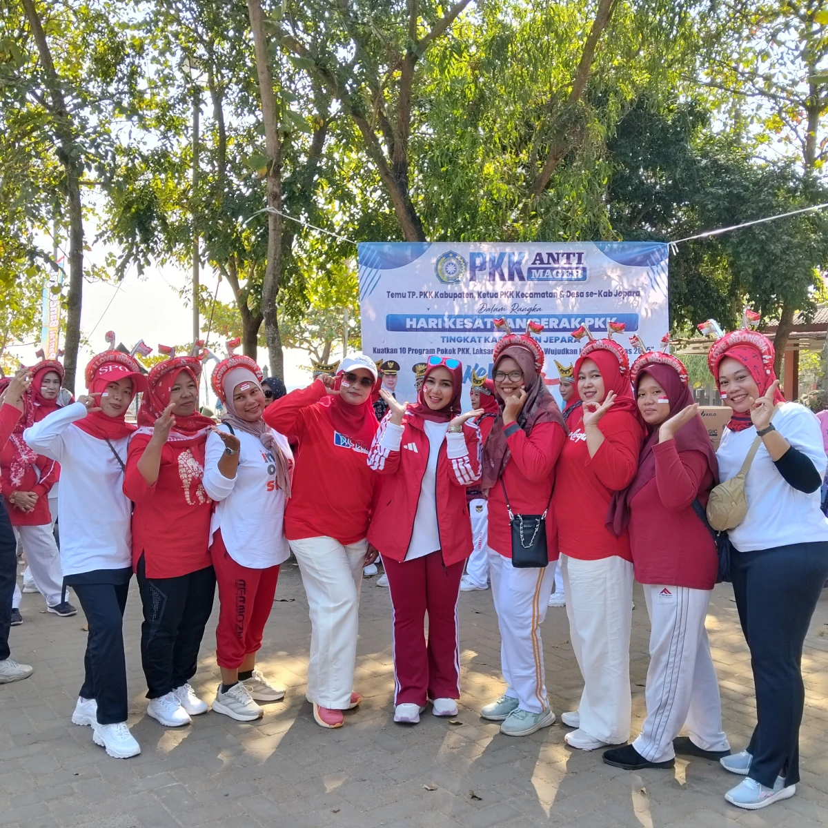 Hari kesatuan gerak PKK tingkat kabupaten Jepara.