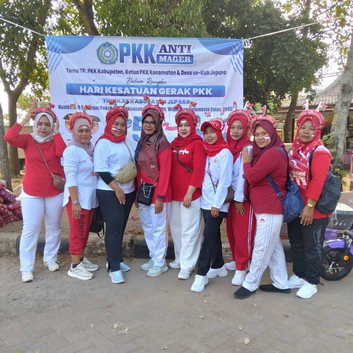 Hari kesatuan gerak pkk tingkat kabupaten jepara