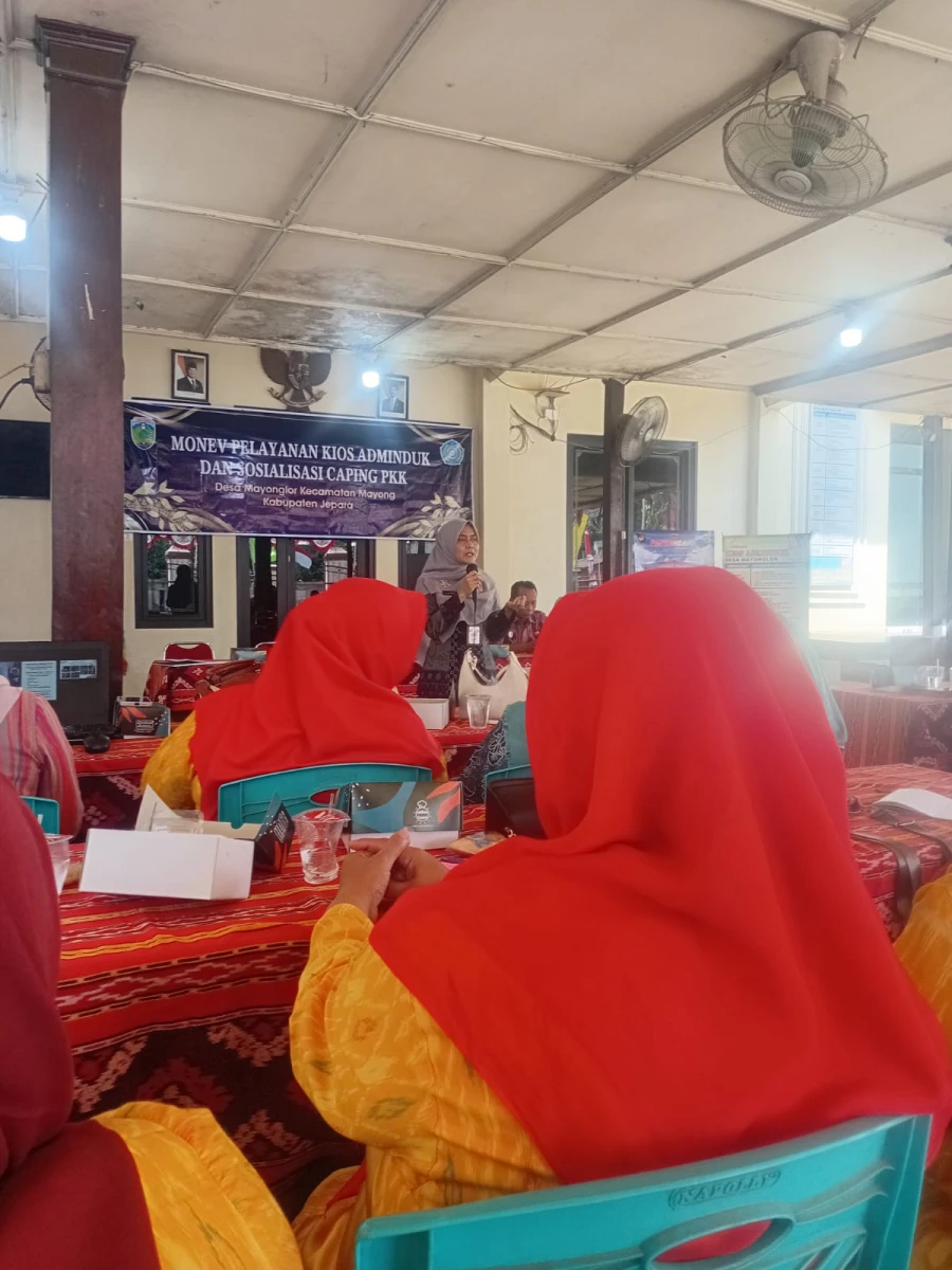 MONEV PELAYANAN KIOS ADMINDUK DAN SOSIALISASI CAPING PKK