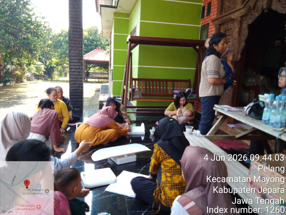 Kegiatan posyandu teratai dibulan juni
