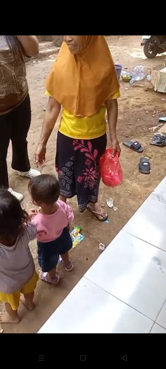 Pemberian MBG  bagi anak balita di desa sepepe 2026