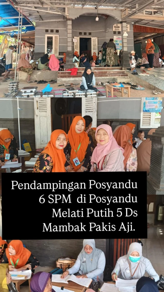 Pembinaan Posyandu 6 SPM di Posyandu Melati Putih 5 desa Mambak