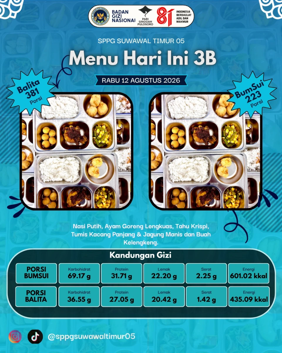 MAKANAN BERGIZI GRATIS ( MBG) 
