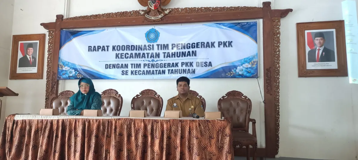 Rapat koordinasi tim penggerak pkk kecamatan rahunan